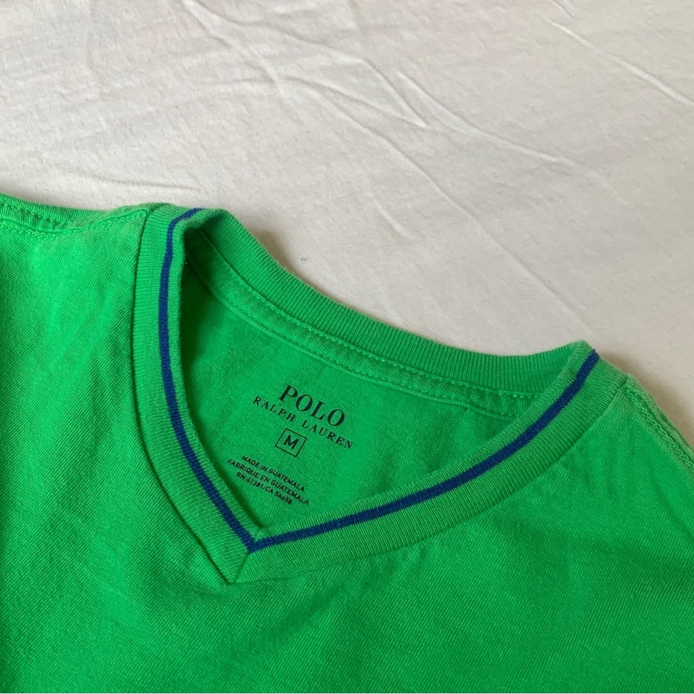 POLO RALPH LAUREN GREEN BABY TEE - Picture 3 of 3